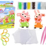 Vodní korálky DIY – sada 8 barev s motivy prasátek