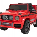 dětské elektrické autíčko mercedes amg g63 s dálkovým ovládáním – červené