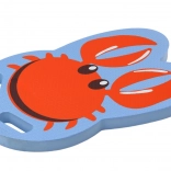 Plavecká deska z pěny krab modrá