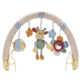 Hračka na kočárek BABY MIX – květiny, medvídek a hvězdičky