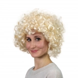 Blond paruka s kudrnatými vlasy
