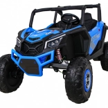 Dětské elektrické buggy UTV s pohonem 4x4, 24 V, modré