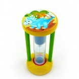 Přesýpací hodiny pro měření doby čištění zubů dinosaurus