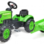 Traktor na šlapací pedály Country Farmer s přívěsem zelený pro děti 2-5 let