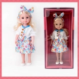 Panenka s blonďatými vlásky 38 cm