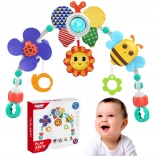 Woopie Baby oblouk s hračkami do postýlky, kočárku a autosedačky