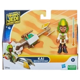 Star Wars Young Jedi Adventures – speeder a figurka Kai Brightstar