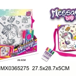 Kabelka na vybarvování Message