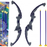 Luk pro děti s přísavkovými šípy, fialový, 3 kusy