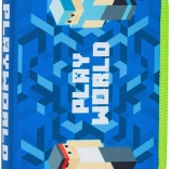 Školní penál s 2 chlopněmi OXY GO Playworld, prázdný