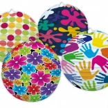 Papírový lampion koule 25 cm