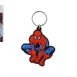 Gumová klíčenka MARVEL SPIDER-MAN, sedící postava, 6 cm