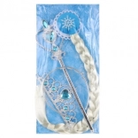 Sada krásy s blond copem pro malé princezny