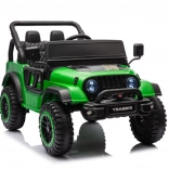 Zelené dětské auto na baterii