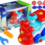 Vláček na rozebírání s nástroji a figurkami