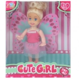 Panenka s odnímatelnými křídly 12 cm