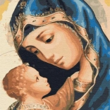 Obraz Paint it! Marie s Dítětem - Malování podle Čísel