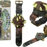 Dětské hodinky s 3D projekcí dinosauřích motivů