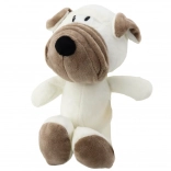 Malý plyšový mopslík s přísavkou 16cm