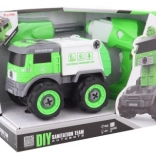 Šroubovací popelářské auto na dálkové ovládání a transformaci na robota