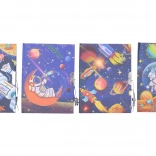 Památník se zámkem 11×15 cm – vesmír, nelinkovaný