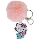 Klíčenka s chlupatou bambulkou Hello Kitty