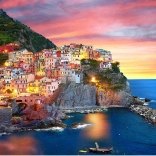 Puzzle Manarola za soumraku Itálie 2000 dílků