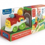 Interaktivní vláček se zvířátky CLEMENTONI (česky mluvící)