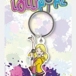 Lollipopz klíčenka žlutá