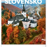 Nástěnný kalendář Čarokrásné Slovensko 2026
