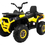 Dětská elektrická čtyřkolka RAMIZ desert 12V žlutá