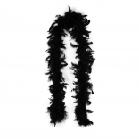 Černé boa s peřím 2 metry