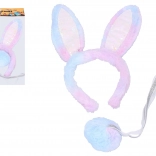 Karnevalový set zajíček třpytivý