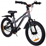 dětské kolo royalbaby kable belt 18" s řemenovým pohonem a příslušenstvím – Silver