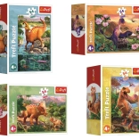 Minipuzzle Dinosauři s 54 Dílky