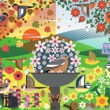 Puzzle Mám ráda ptáčky