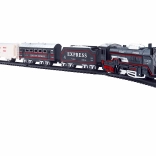 vlakový set s lokomotivou a vagóny, délka trati 210 cm