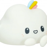 Noční LED lampička pro děti chmurka RGB se silikonovým dotykovým ovládáním