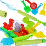 Dětská loďka s hračkami na písek a vodní pistole