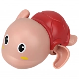 Woopie plovoucí natahovací želvička do koupele růžová