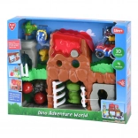 sada dobrodružný svět dinosaurů se zvuky a světly