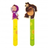 Dřevěná záložka do knihy Máša a medvěd Bino