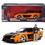 Rychle a zběsile model auta 1997 Mazda RX-7 s figurkou Han Lue
