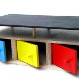 dřevěná garáž pro 3 auta