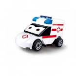 Sluban natahovací autíčko Sanitka s očima