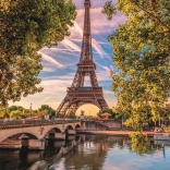 Puzzle 500 dílků Podél řeky Seiny