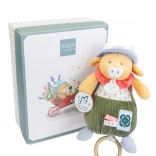 Dárková sada Plyšová kravička Aneth hrající melodii 20 cm