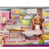 Rainbow High Littles cukrárna s malou sestřičkou a kuchyňkou