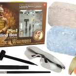 Archeologická sada 2v1 – krystaly a poklady pro děti