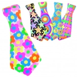 Wysoce barevný kravata na šňůrce na párty